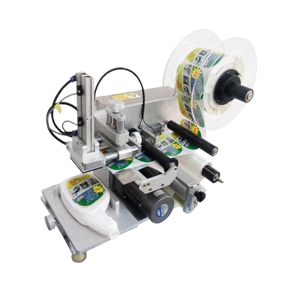 Electronics Labeling Machine Semi-automatic detergent flat labeling machine,Semi-automatic square ...