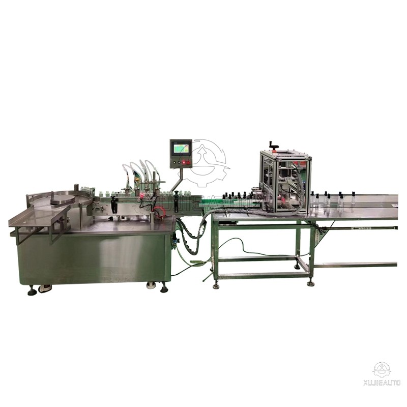 Automatic Liquid Filling & Capping Machine for Small Bottles