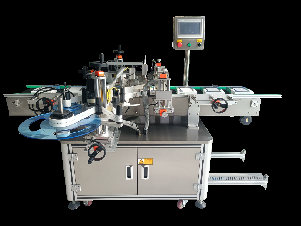 Automatic Sealing & Labeling Machine with Visual Inspection / Tamper ...